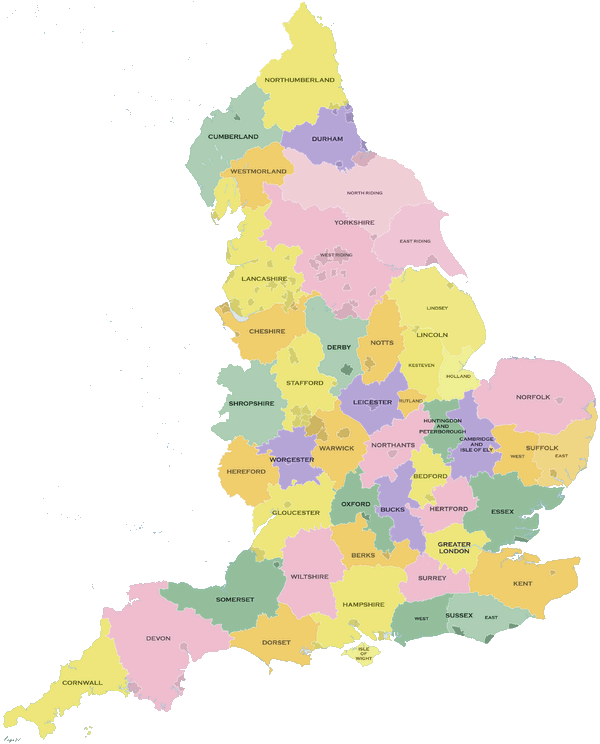 mapa inglaterra