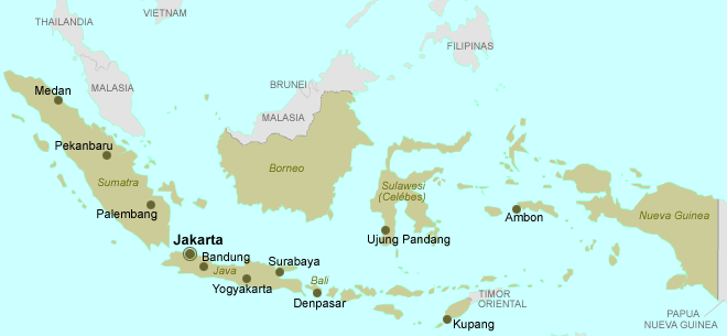 mapa salud Indonesia 