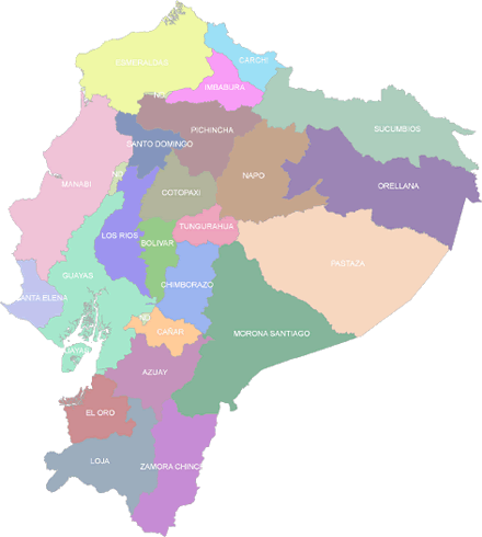 mapa ecuador