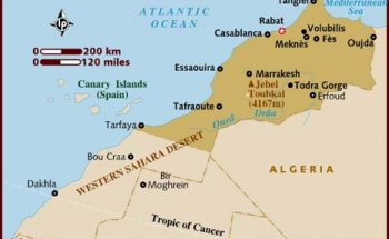 Mapa Marruecos