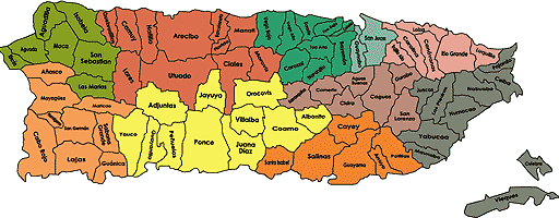 Puerto Rico Mapa